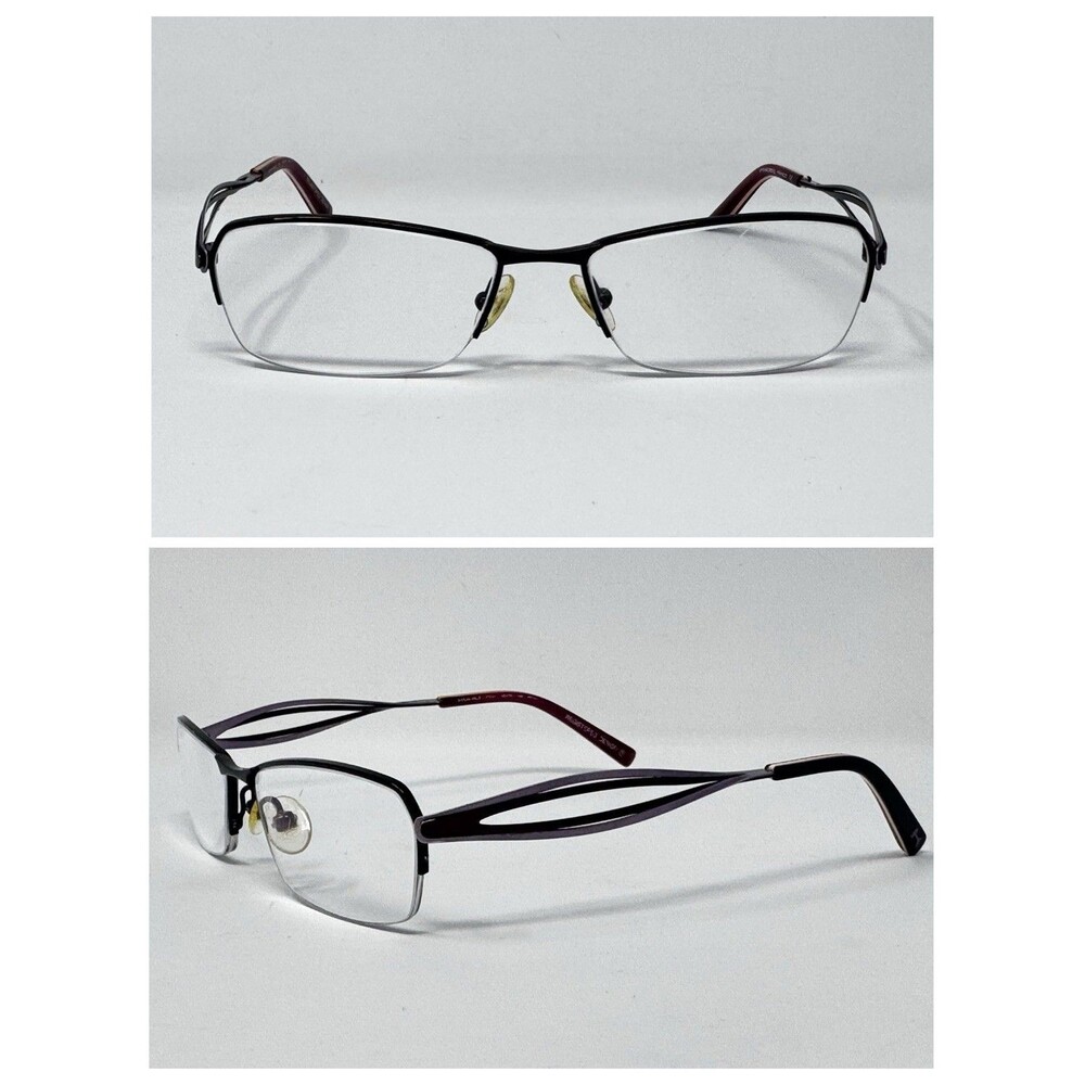 Morel Koali 7123K Burgundy Black Eyeglass Frames 52-16-135 France
